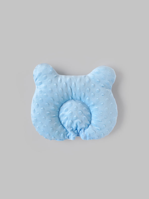 Popees Newborn Baby Head Pillow, Soft Cotton Infant Pillow for Crib & Stroller (color may vary depending on availability)