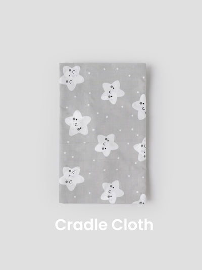 Popees Cradle Mattress Set Accessories for Newborn Babies
