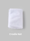 Popees Baby Cradle Set with Net, Cloth, Rope & Spring | Newborn Hanging Cradle Kit