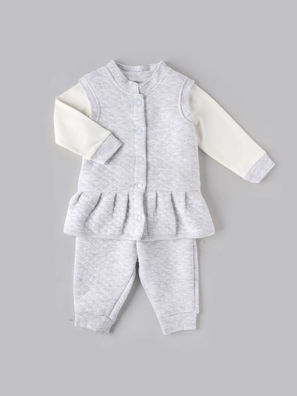 Popees Stylish & Cozy Fleece Winter Co-ord Set for Girls – Soft, Warm & Comfy
