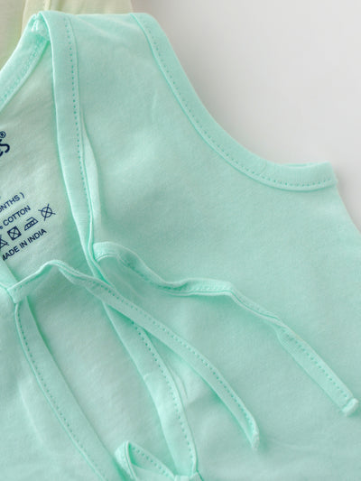 Popees Baby Jhabla – 100% Cotton, Skin-friendly Front Knot Tops for Newborns & Infants (Pack of 6)
