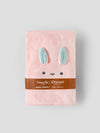 Popees Baby Soft 3D Bunny Ear Hooded Bath Towel, Ultra-Absorbent Pink Coral Plush Newborn Wrap