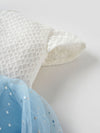 Popees Elegant Blue Net Party Wear Dress (9M-4Y) for Baby Girls