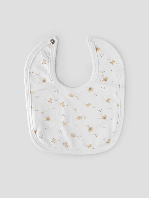 Popees Cozy Cotton knitted Bibs (color and design may vary depending on availability)
