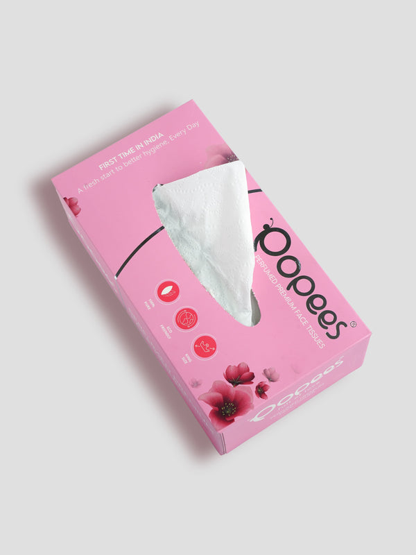 Popees Perfumed Premium face Tissue - 2 Ply 100 Pulls
