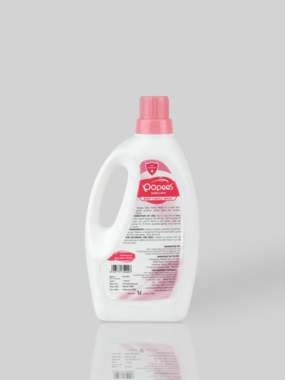 Popees Anti-Bacterial & Anti-Fungal Best in India Baby Fabric Wash-1 Liter